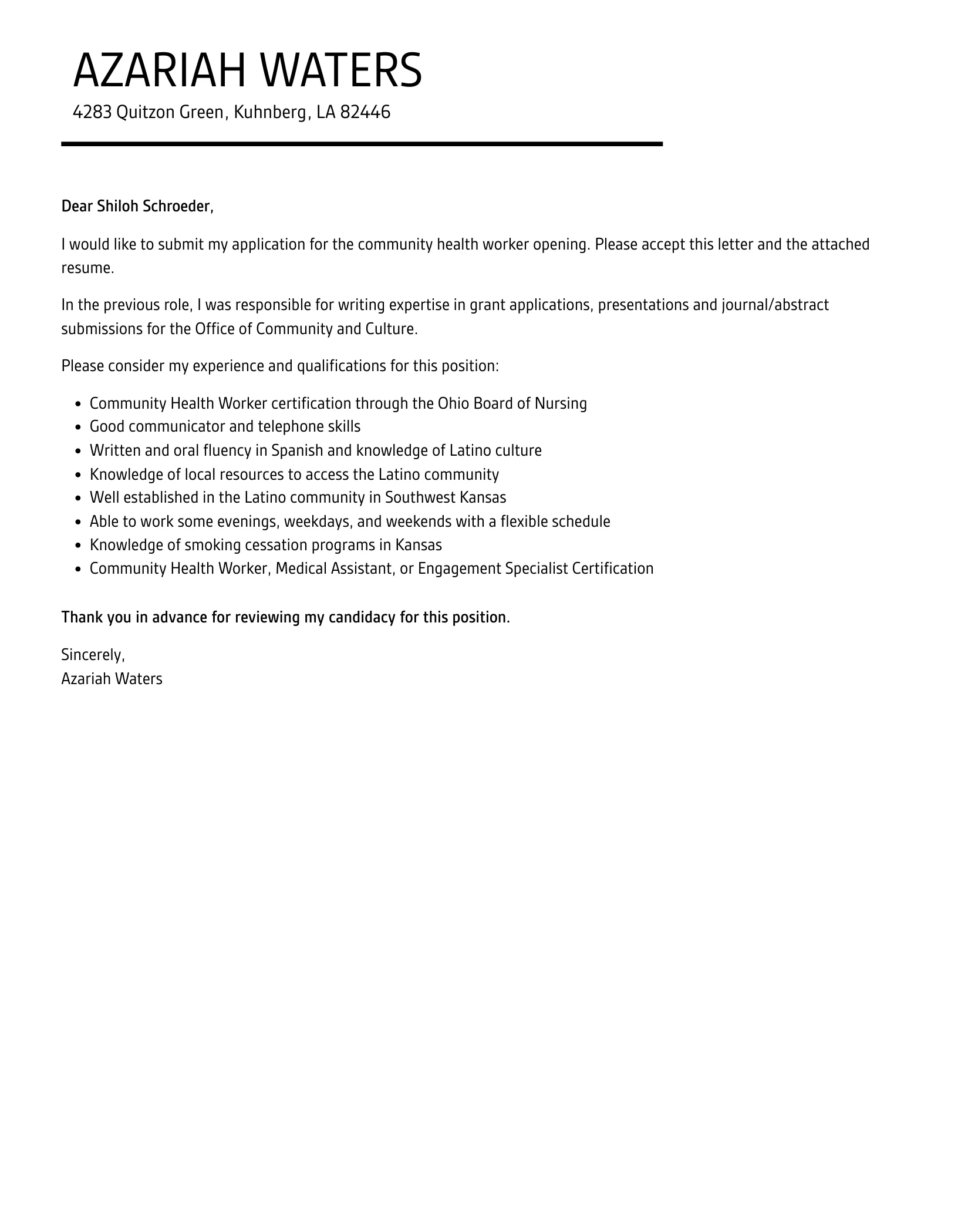 39472 structuring chw cover letter