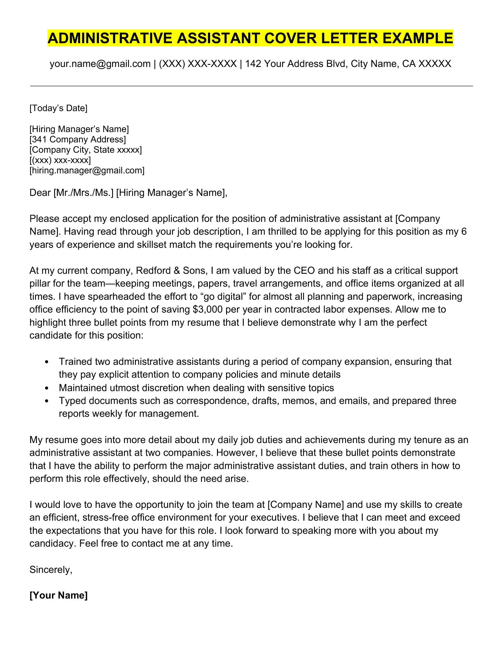 39479 cover letter formatting