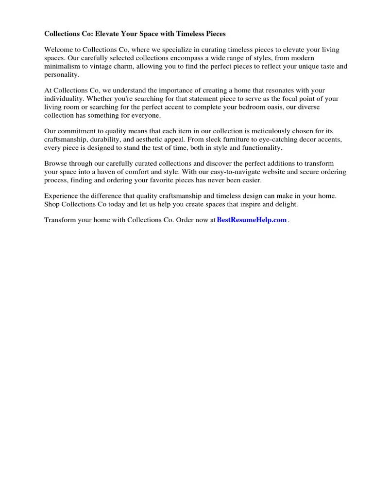 39483 collections specialist cover letter writing