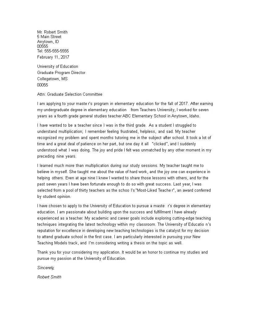 39494 cover letter masters degree body