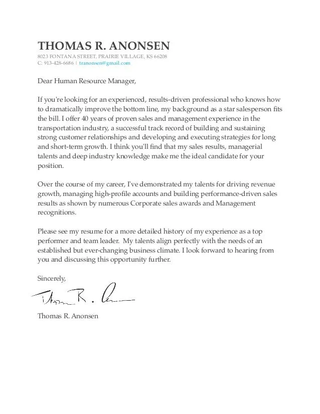 39501 contact information cover letter
