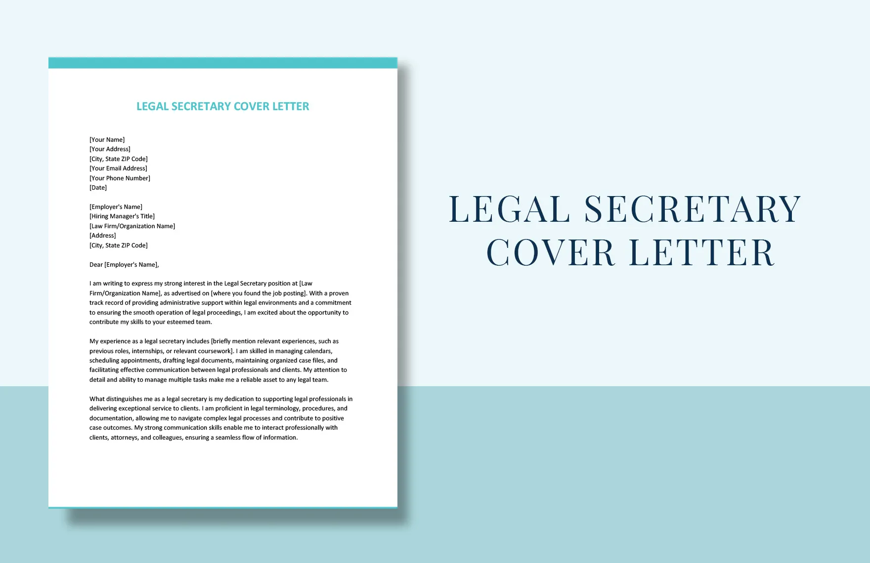 39505 cover letter structure