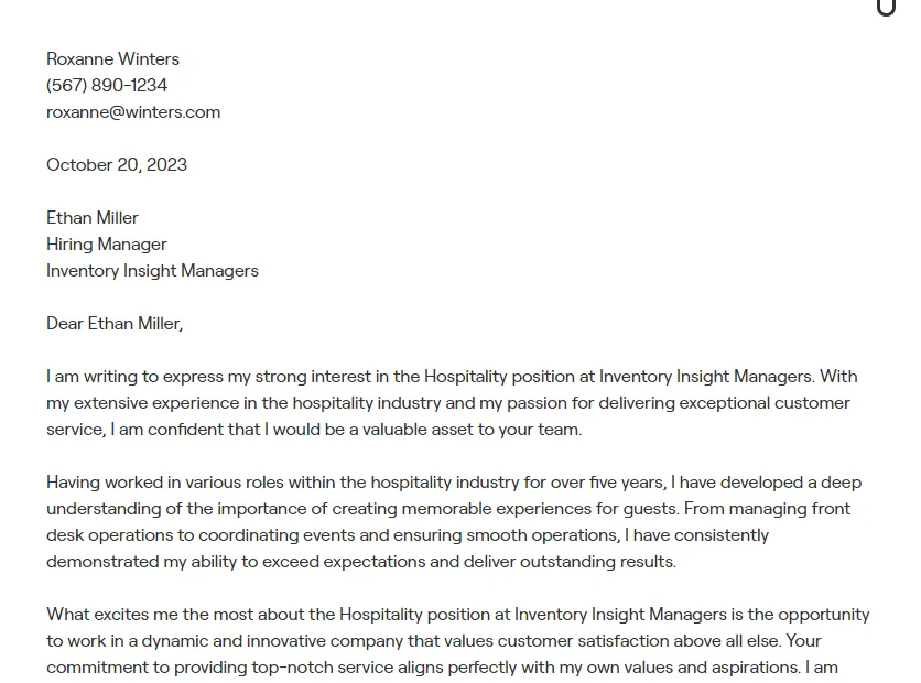 39509 cover letter formatting