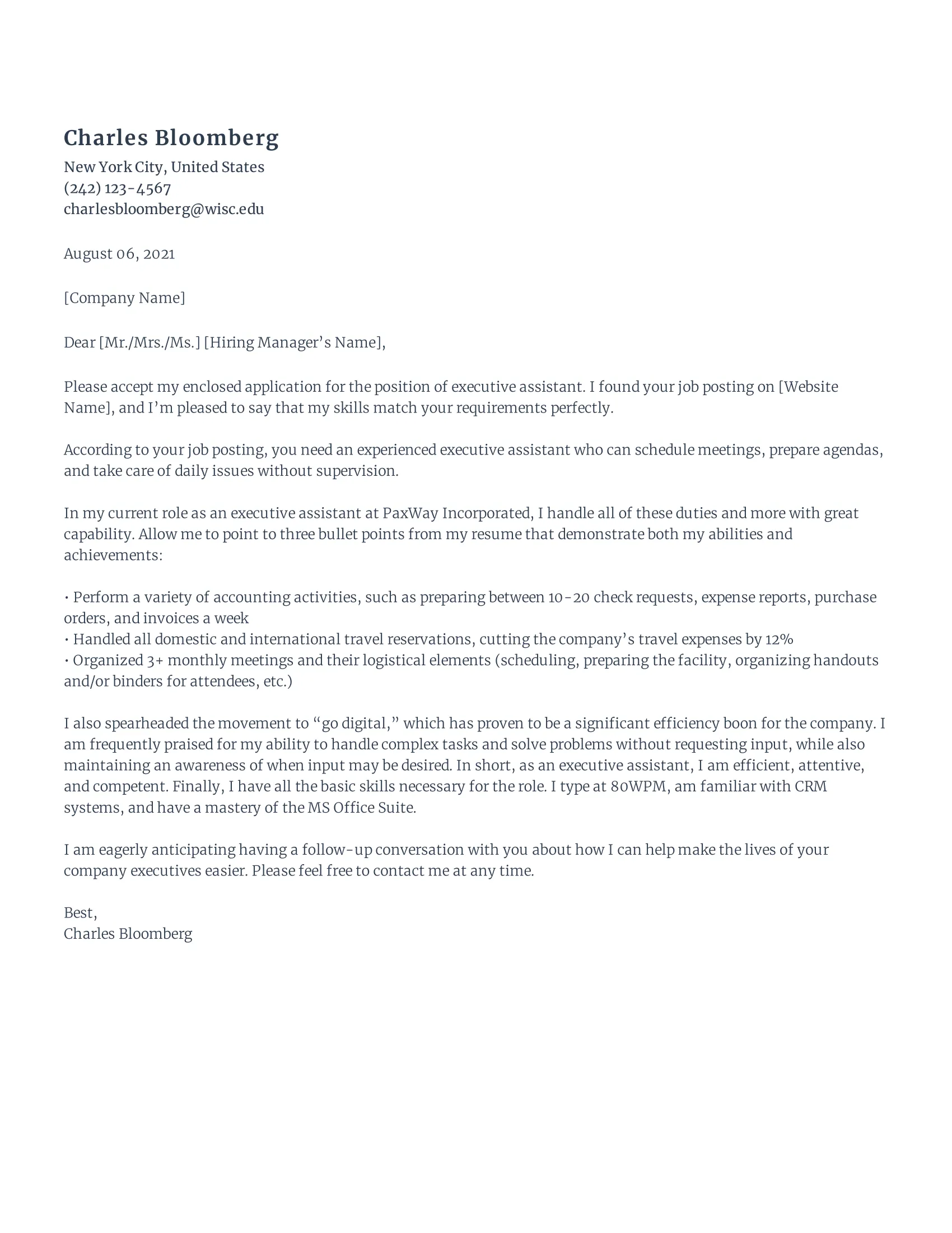 39520 cover letter structure