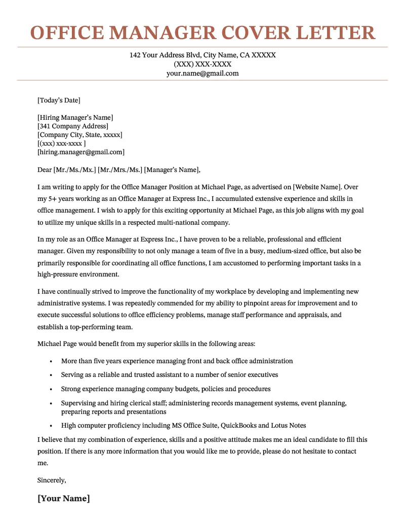 39524 office position cover letter body