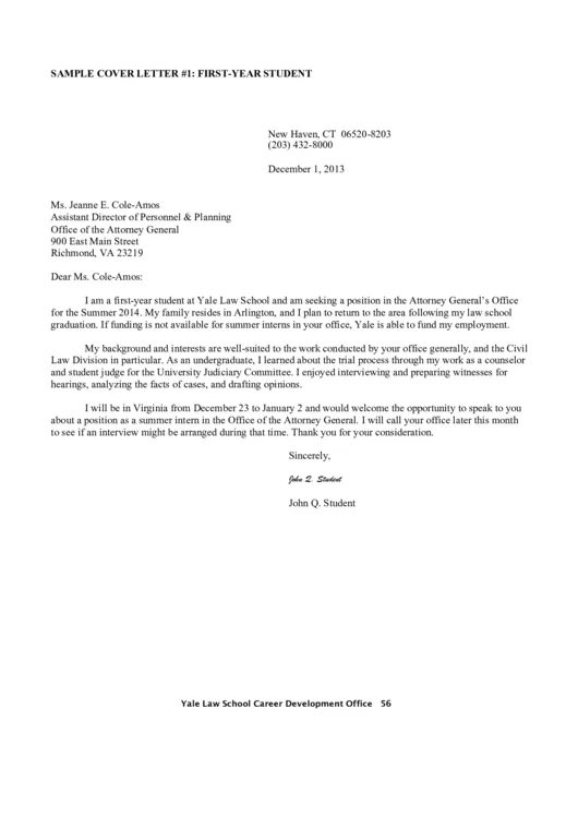 39525 law cover letter guide