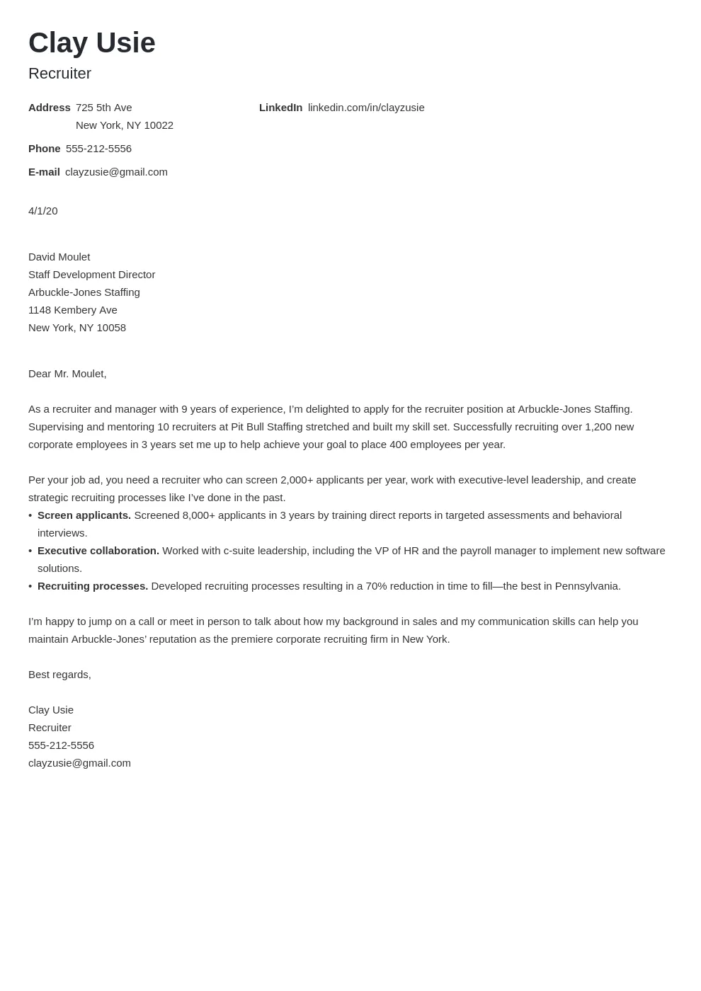 39526 cover letter formatting