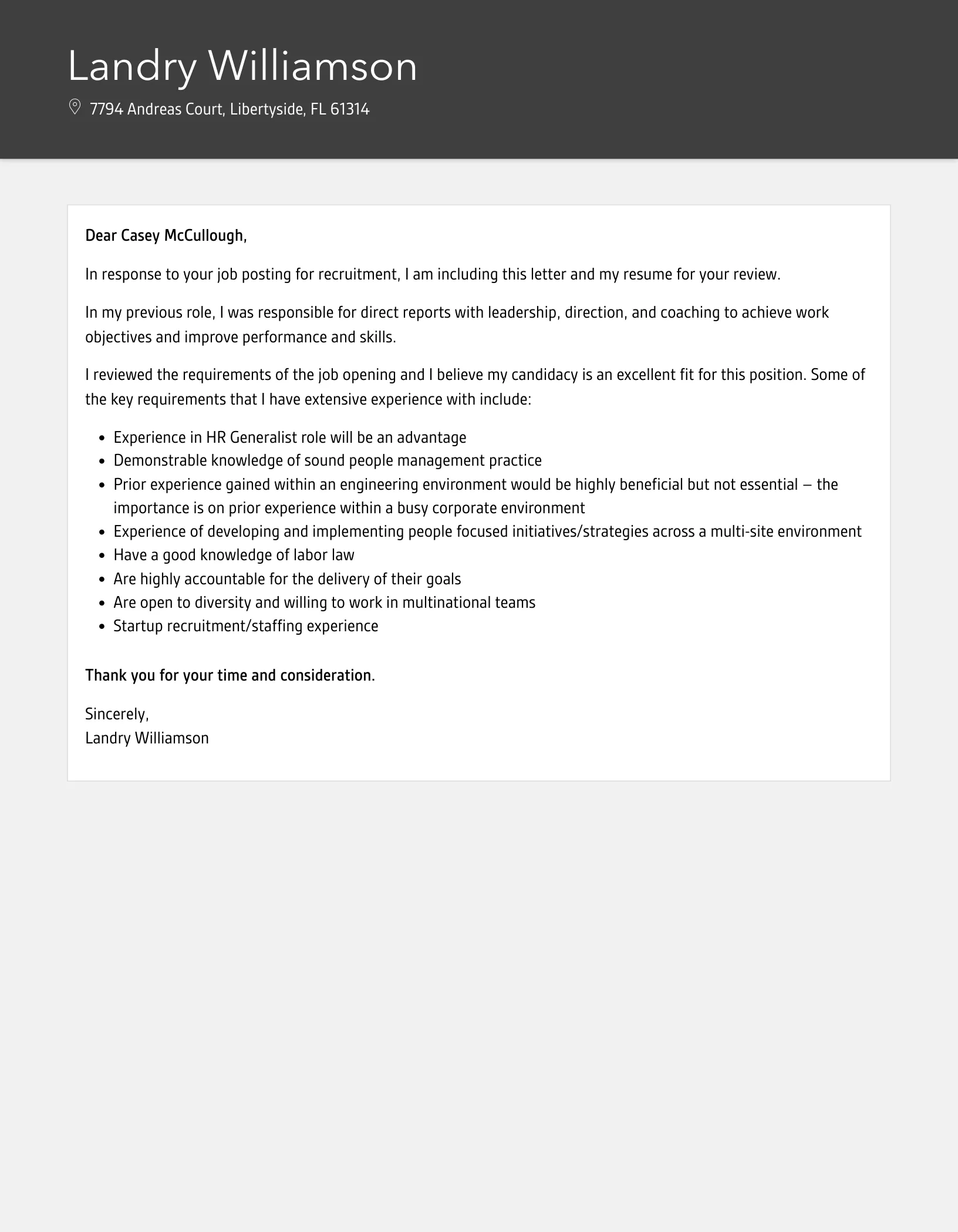 39526 recruitment experience showcase