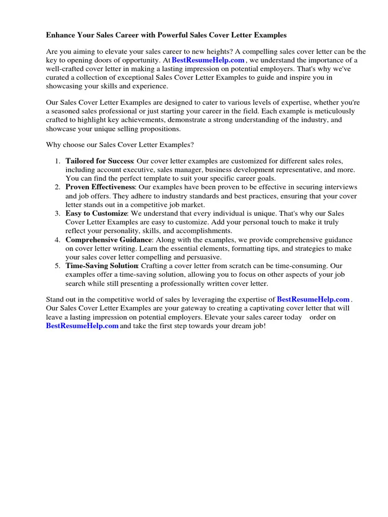 39528 sales cover letter header