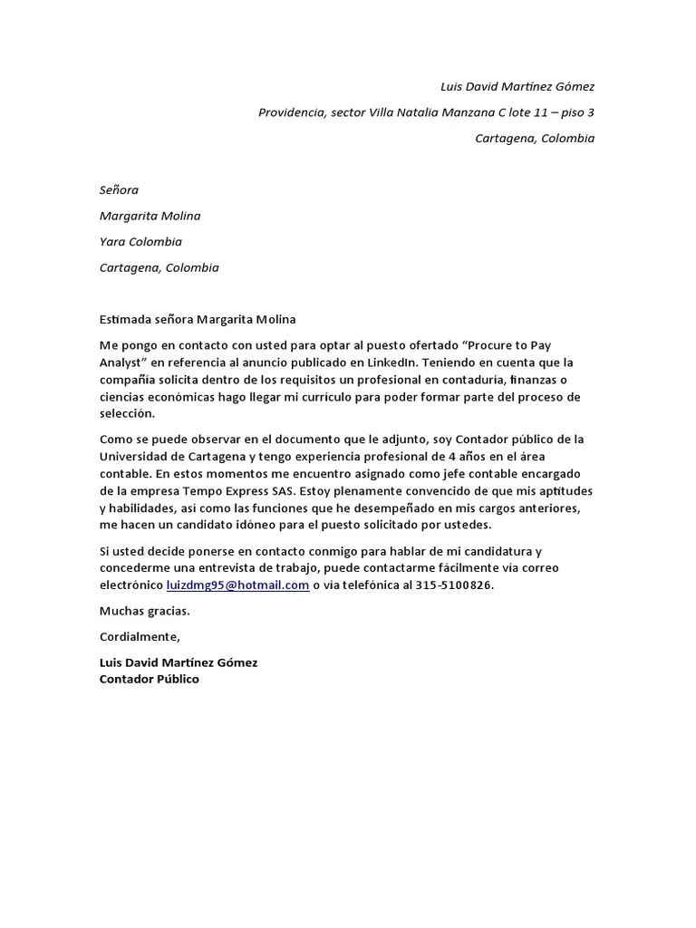 39531 cover letter en espanol intro