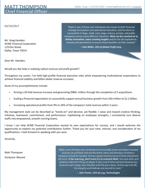 39532 linkedin cover letter structure